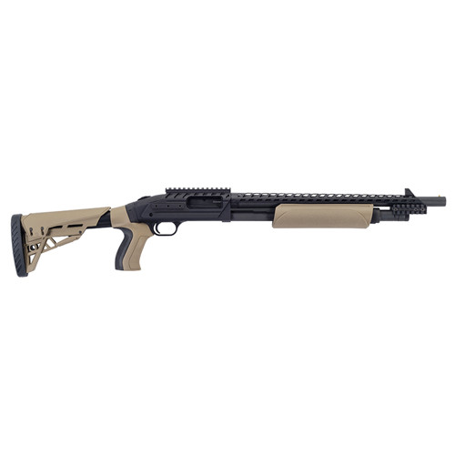 MOSSBERG 500 Scorpion 12 Gauge 18.5" 6rd Pump Shotgun - FDE for sale at KYGUNCO.