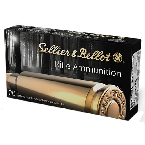 SELLIER BELLOT 222 Rem 50Gr 3169 FPS SP 20rd for sale at KYGUNCO.