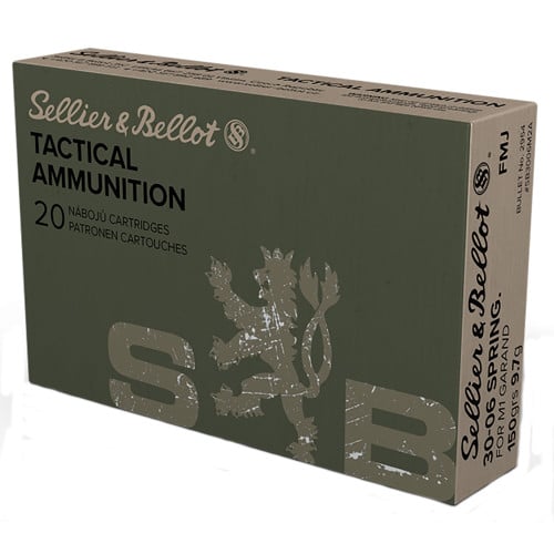 SELLIER BELLOT 30-06 150Gr FMJ M1 Garand 20rd for sale at KYGUNCO.