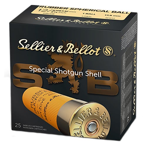 SELLIER BELLOT Special 12 Gauge 2.75" #1 Rubber Ball Shotgun Ammunition | 25 Rounds for sale at KYGUNCO.