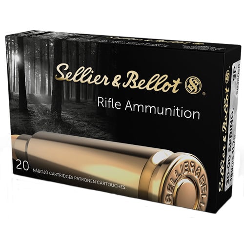 SELLIER BELLOT SB3006B Rifle 30-06 Springfield 180 gr Soft Point Ammunition | 20 Rounds for sale at KYGUNCO.