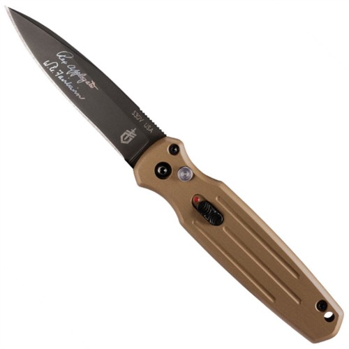 GERBER KNIVES Mini Covert Auto, Coyote Brn, Fine Edge/Blk Blade for sale at KYGUNCO.