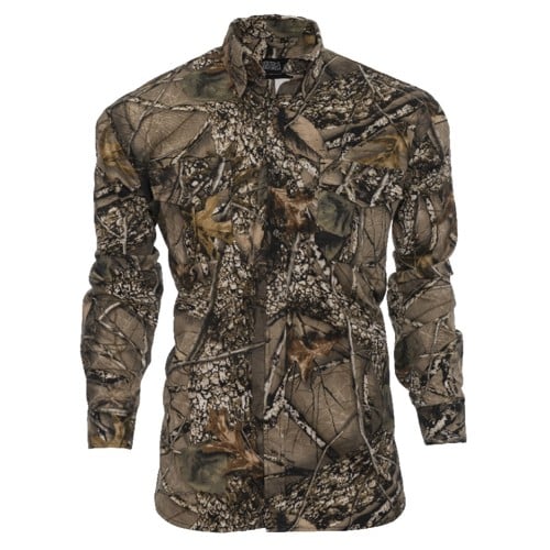 WORLD FAMOUS Cotton Button Shirt Burly Tan Plus Sizes for sale at KYGUNCO.