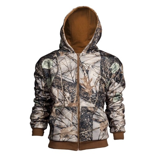 WORLD FAMOUS Pull Over Rev Sweatshirt Brn/Burly/Tan Plus Sizes for sale at KYGUNCO.