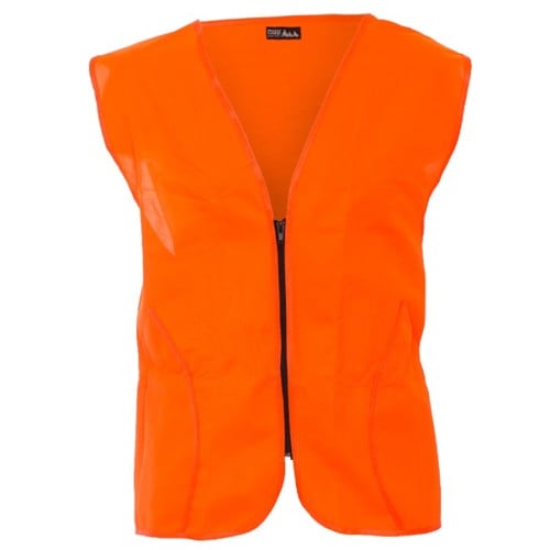 WORLD FAMOUS Blaze Orange Hunting Zippered Vest for sale at KYGUNCO.