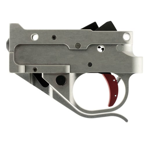 TIMNEY TRIGGERS Ruger 10/22 Silver Housing Red Shoe for sale at KYGUNCO.
