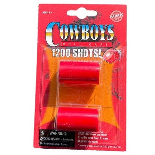 PARRIS MFG Roll Caps 2 Plastic Cylinders 1200 Shots for sale at KYGUNCO.