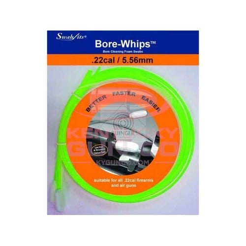 SWAB ITS .22-Cal Bore-Whips, Washable, Reusable, 3ct for sale at KYGUNCO.