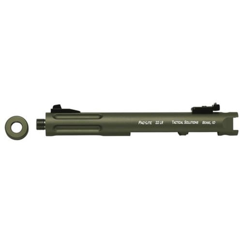 TACTICAL SOLUTIONS PAC LITE 4.5" OD THREADED/FLUTED Barrel for sale at KYGUNCO.