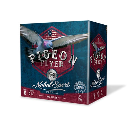 NOBEL AMMO 12Ga 2 3/4 Pigeon/Flyer 3% Antimony 7.5Shot 25rd" for sale at KYGUNCO.