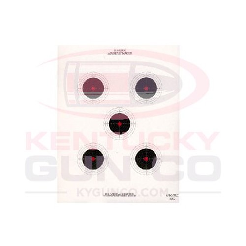NATIONAL TARGET COMPANY National Target 5 Bull Red Center Air Rifle Target for sale at KYGUNCO.