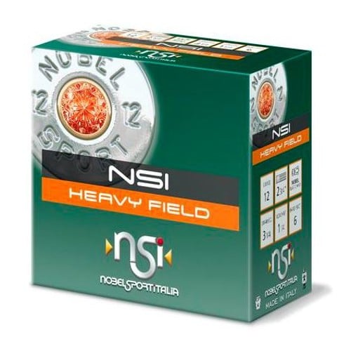 NOBEL AMMO NSI Heavy Field 12 Gauge 2-3/4" 1-1/4oz #6 Shotgun Ammunition | 25 Rounds for sale at KYGUNCO.