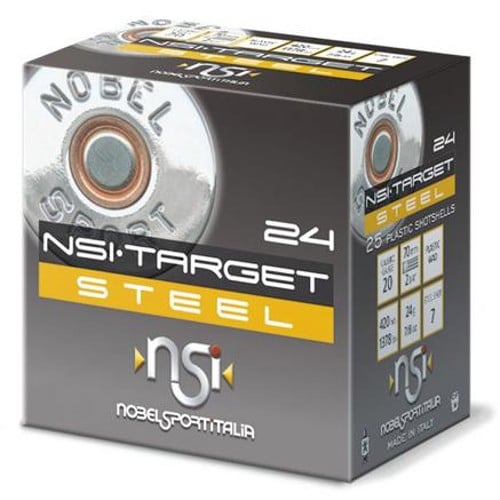 NOBEL AMMO NSI Steel 20 Gauge 2-3/4" 1oz #7 Shotgun Ammunition | 25 Rounds for sale at KYGUNCO.
