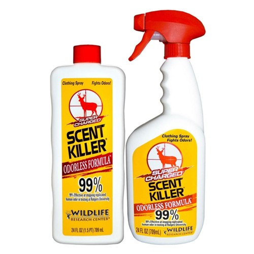 WILDLIFE RESEARCH Scent Killer Spray SuperCharged 24/24 Combo 48oz for sale at KYGUNCO.