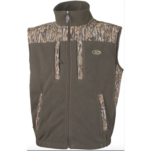DRAKE MST Windproof Layering Vest Mossy Oak Bottomland for sale at KYGUNCO.