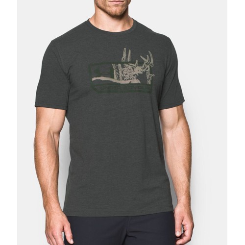 UNDER ARMOUR Whitetail Pill Short Sleeve Shirt Heather for sale at KYGUNCO.
