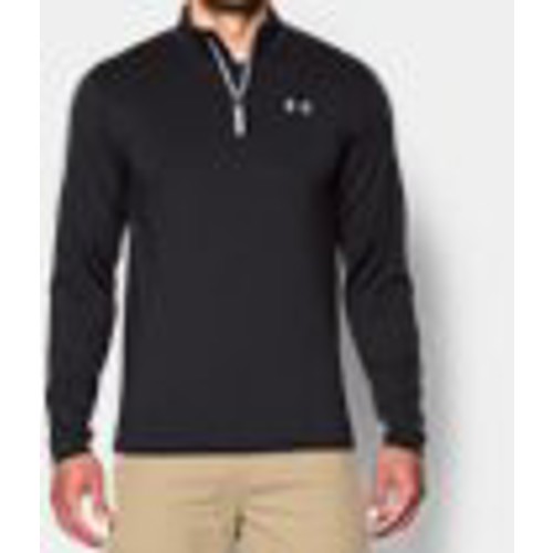 UNDER ARMOUR Men's Cold Gear Armour 1/4 Zip LS Shirt Black for sale at KYGUNCO.