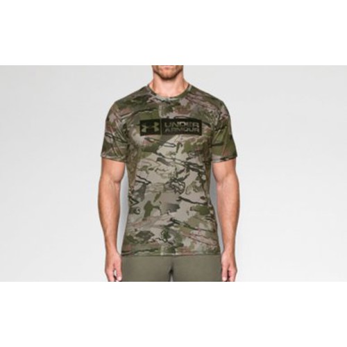 UNDER ARMOUR Short Sleeve Camo Tech Ridge Reaper Barren / Black for sale at KYGUNCO.
