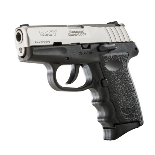 SCCY INDUSTRIES CPX-3 380ACP 3.1" 10rd DAO Pistol - Stainless / Black for sale at KYGUNCO.