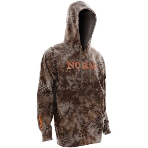 NOMAD CLOTHING Camo Logo Hoodie Kryptek Banshee for sale at KYGUNCO.