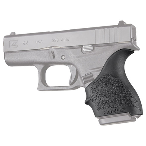 HOGUE HandAll Beavertail Grip Sleeve Glock 42, 43 Black for sale at KYGUNCO.