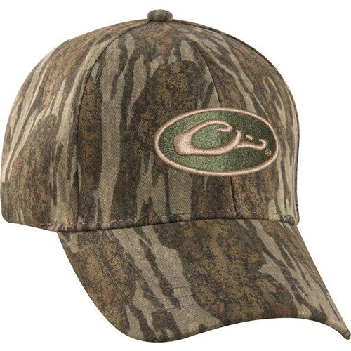 DRAKE 6 Panel Cotton Oval Raised Logo Cap Bottomland for sale at KYGUNCO.