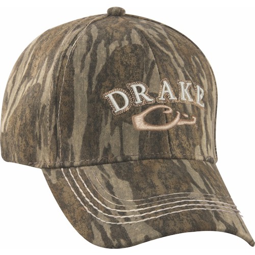DRAKE 6 Panel Cotton Drake Logo Cap MO Bottomland for sale at KYGUNCO.