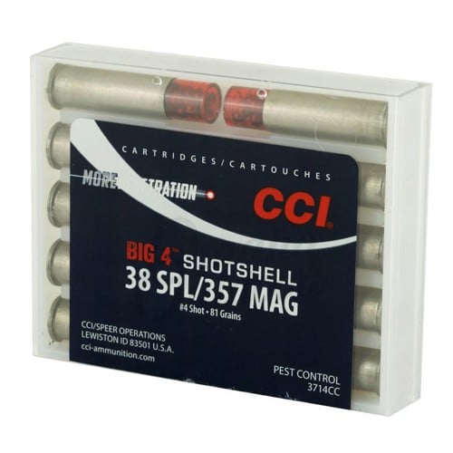 CCI Big 4 38 Special / 357 Magnum 84Gr #4 Handgun Shotshells | 10 Rounds for sale at KYGUNCO.