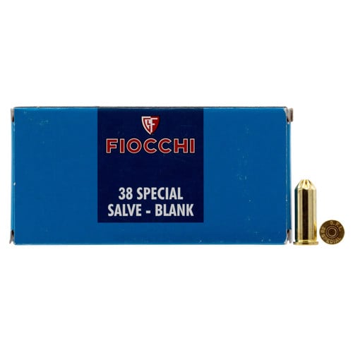 FIOCCHI 38 Cal Rimmed Revolver Blanks 50rd for sale at KYGUNCO.