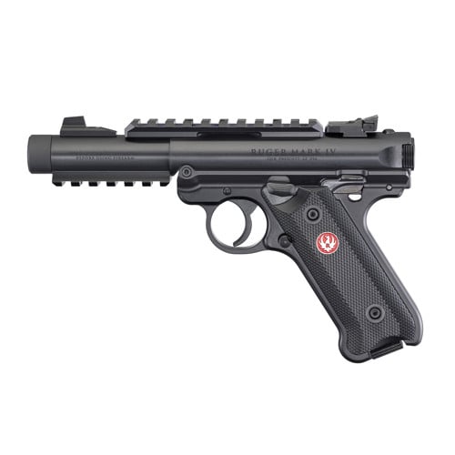 RUGER Mark IV Tactical 22LR 4.4" 10rd Pistol w/ Threaded Barrel | Black for sale at KYGUNCO.