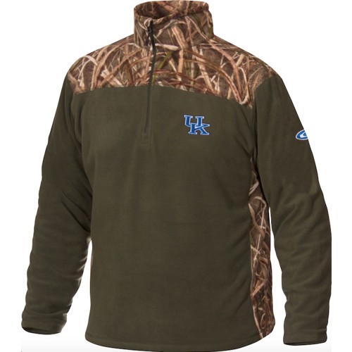 DRAKE U of K Camo Camp Fleece Pullover MO Blades for sale at KYGUNCO.