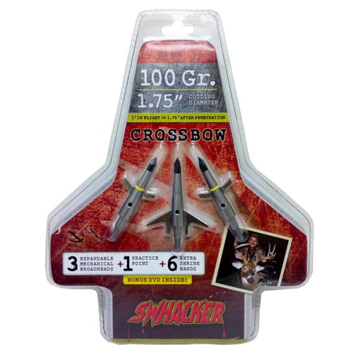 SWHACKER 2 Blade 100gr Xbow Broadhead 1.75" Cut for sale at KYGUNCO.