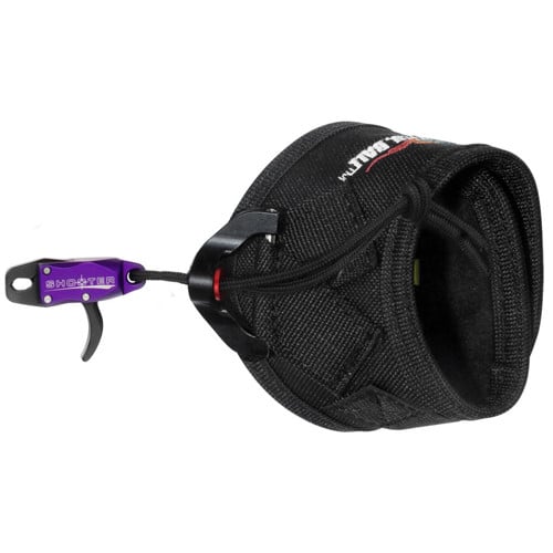 TRUBALL ARCHERY Shooter Velcro Strap Release Purple/Black Junior for sale at KYGUNCO.