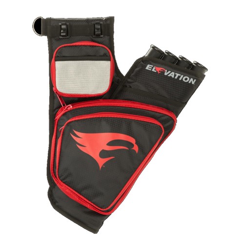ELEVATION Transition 4-Tube Hip Quiver Black/ Red RH for sale at KYGUNCO.