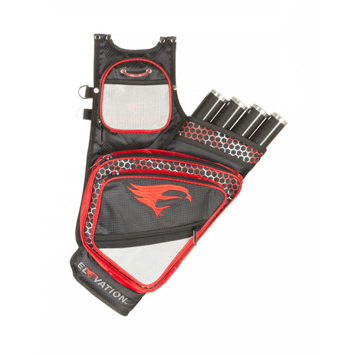 ELEVATION Adrenalin 4-Tube Hip Quiver Black/ Red RH for sale at KYGUNCO.