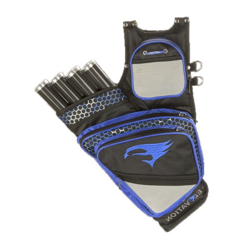 ELEVATION Adrenalin 4-Tube Hip Quiver Black/ Blue LH for sale at KYGUNCO.