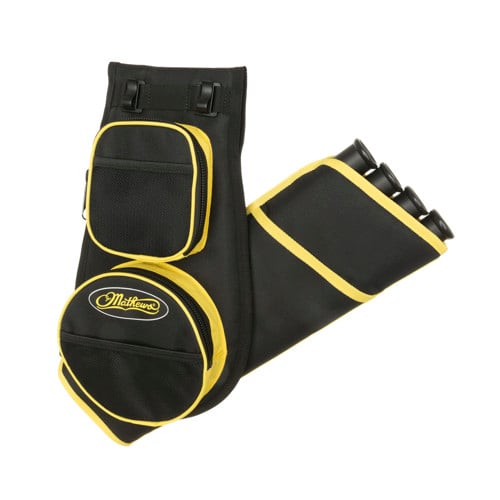 OCTOBER MOUNTAIN Switch Hip Quiver Mathews Black RH/LH Blk/Yellow) for sale at KYGUNCO.
