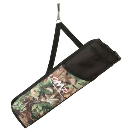 OCTOBER MOUNTAIN 3-Tube Field Hip Quiver (RH - Black/Camo) for sale at KYGUNCO.