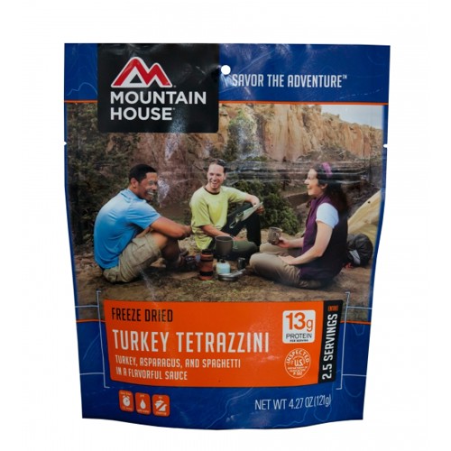 MOUNTAIN HOUSE Turkey Tetrazzini Pouch 4.27 oz for sale at KYGUNCO.