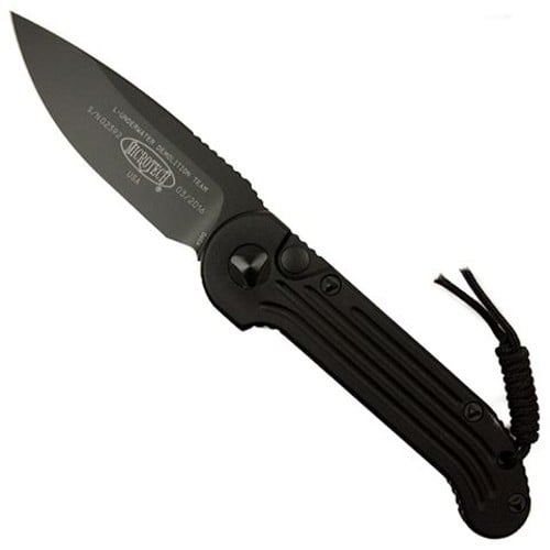 MICROTECH KNIVES 135-1T Tactical LUDT Auto Knife Black Blade for sale at KYGUNCO.
