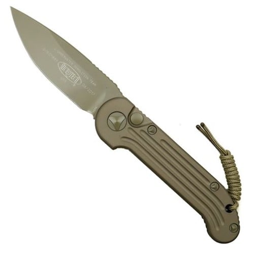 MICROTECH KNIVES 135-1T Tactical LUDT Auto Knife Tan Blade for sale at KYGUNCO.