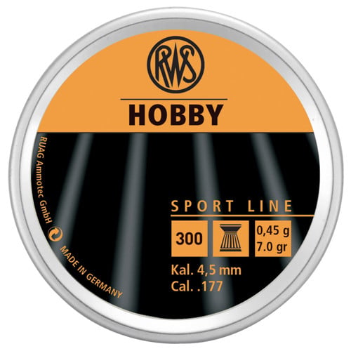 RWS Hobby .177 Cal, 7.0 Grains, Wadcutter, 300ct for sale at KYGUNCO.