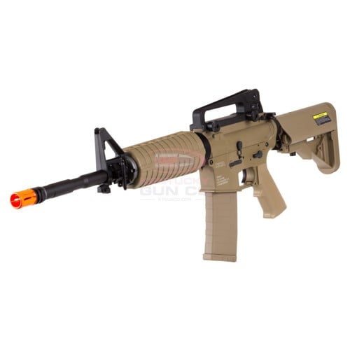 KWA KM4A1 FDE Metal Carbine, AEG Airsoft Rifle for sale at KYGUNCO.