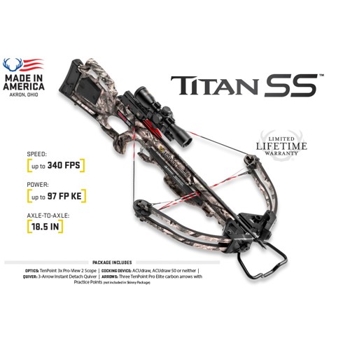 TENPOINT 17 Titan SS Crossbow Pkg w/3X Proview 2 for sale at KYGUNCO.