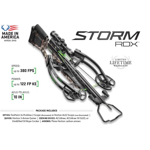 TENPOINT 17 Storm RDX Crossbow Package w/4x32 Mul for sale at KYGUNCO.