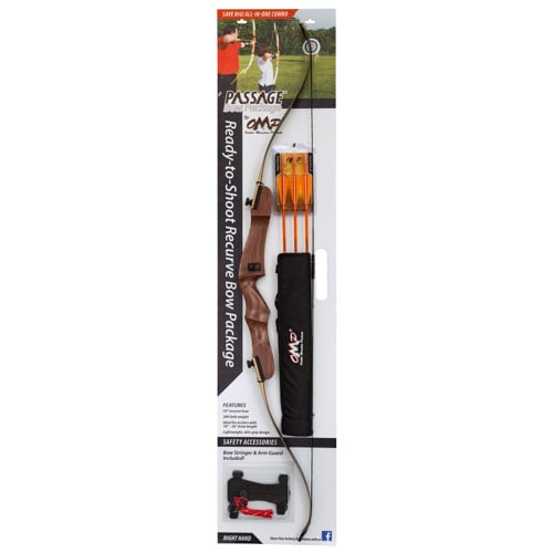 OCTOBER MOUNTAIN Pkg A Passage 54" Recurve Bow Pkg (LH - 20#) for sale at KYGUNCO.