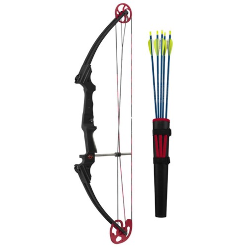 GENESIS ARCHERY Genesis Kit Black w/Red Cam Left Hand for sale at KYGUNCO.