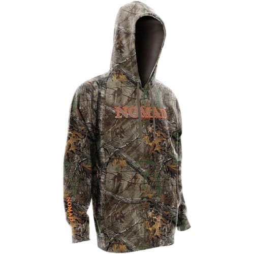 NOMAD CLOTHING Camo Logo Hoodie Realtree Xtra for sale at KYGUNCO.