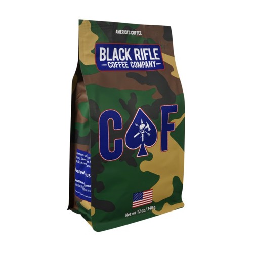 BLACK RIFLE COFFEE CAF Coffee Blend Roast Scale 6 Med Roast 12oz Bag for sale at KYGUNCO.
