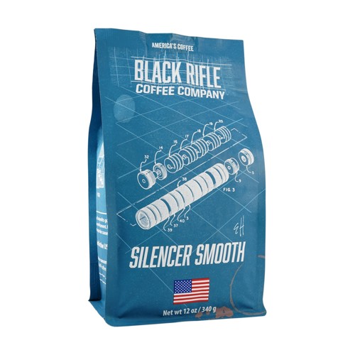 BLACK RIFLE COFFEE Silencer Smooth Light Roast Coffee Blend 12oz for sale at KYGUNCO.